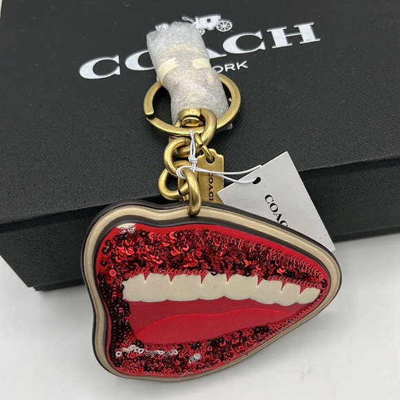 Coach X Tom Wesselmann Lips Bag Charm - Picture 3 of 5